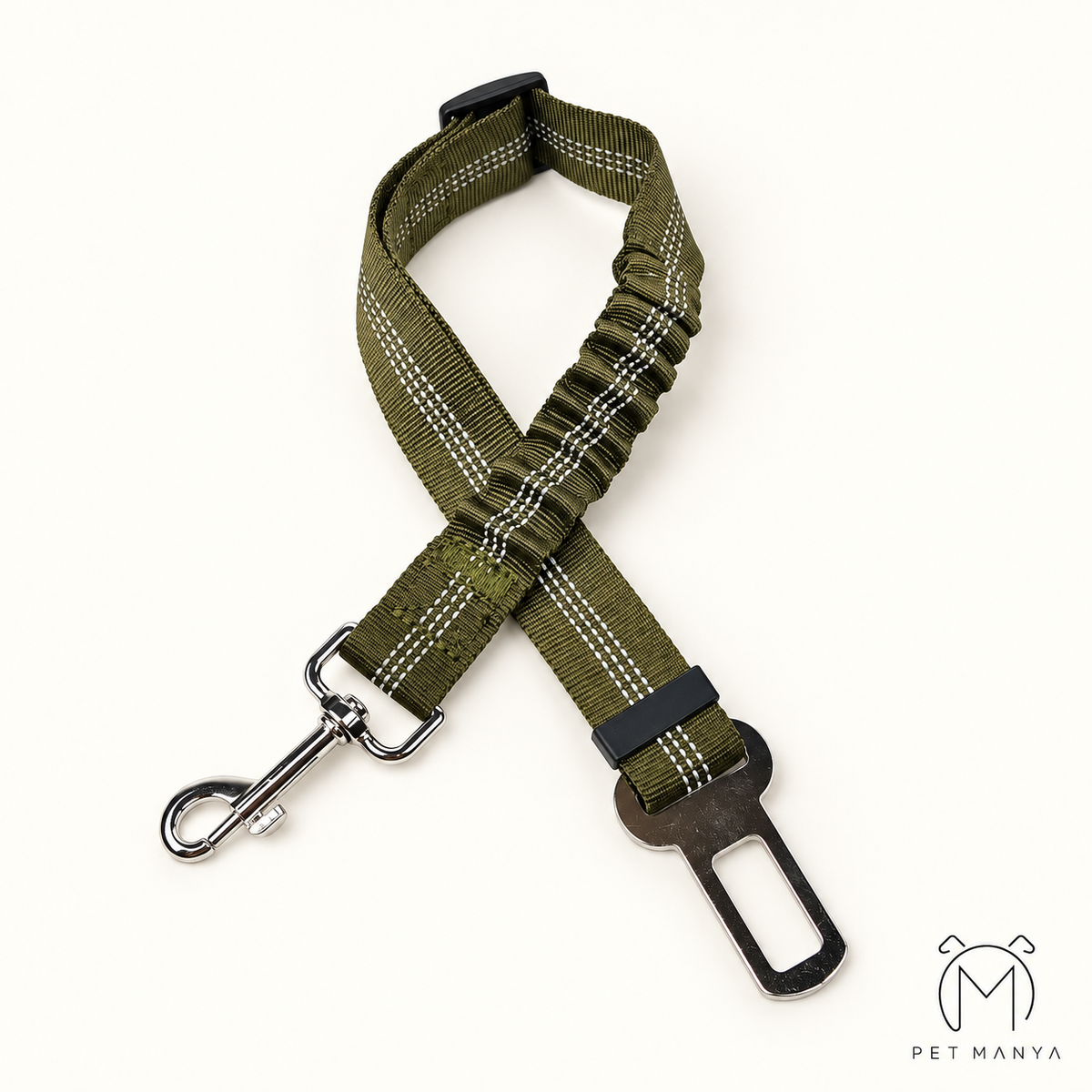PETMANYA Adjustable Pet Car Safety Tether - practical car travel restraint