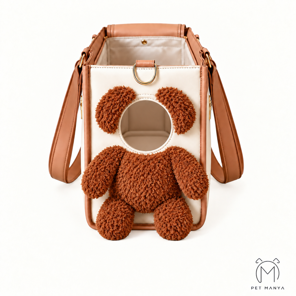 PETMANYA Teddy Bear Multi-Way Pet Carrier