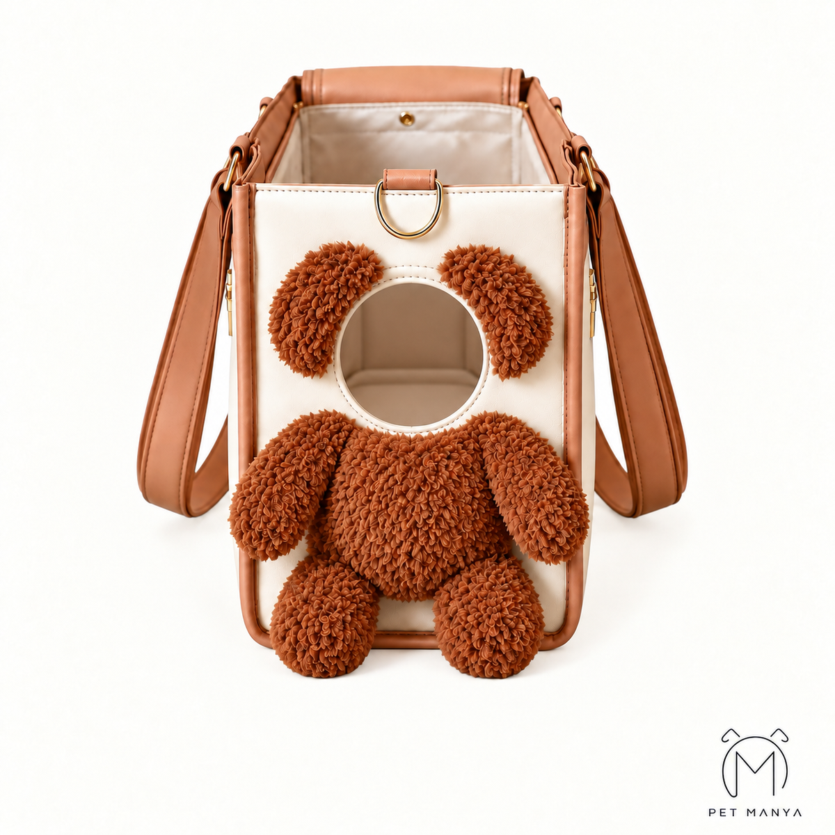 PETMANYA Teddy Bear Multi-Way Pet Carrier