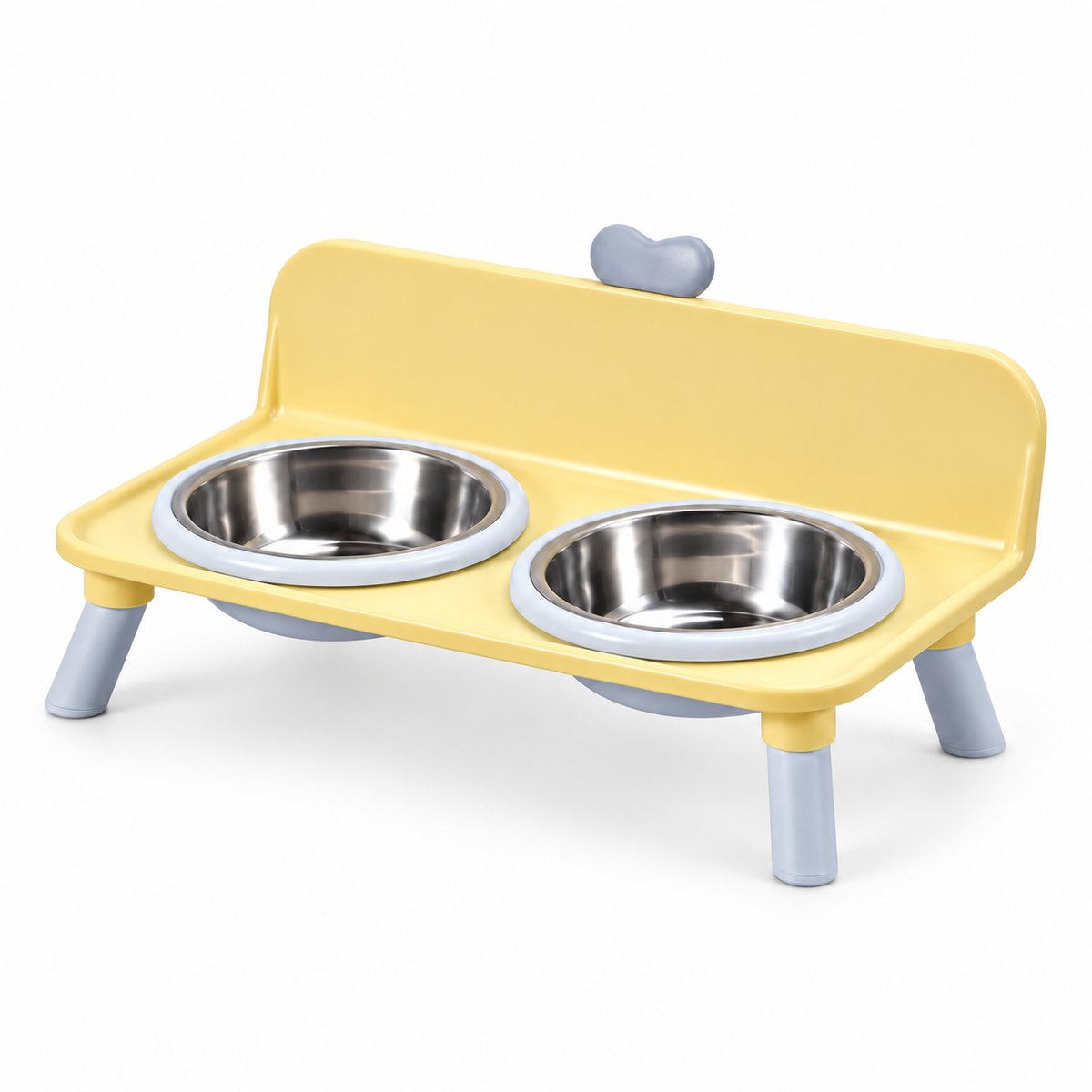 PETMANYA HeartLift Elevated Dog Bowl Stand (Anti-Slip)