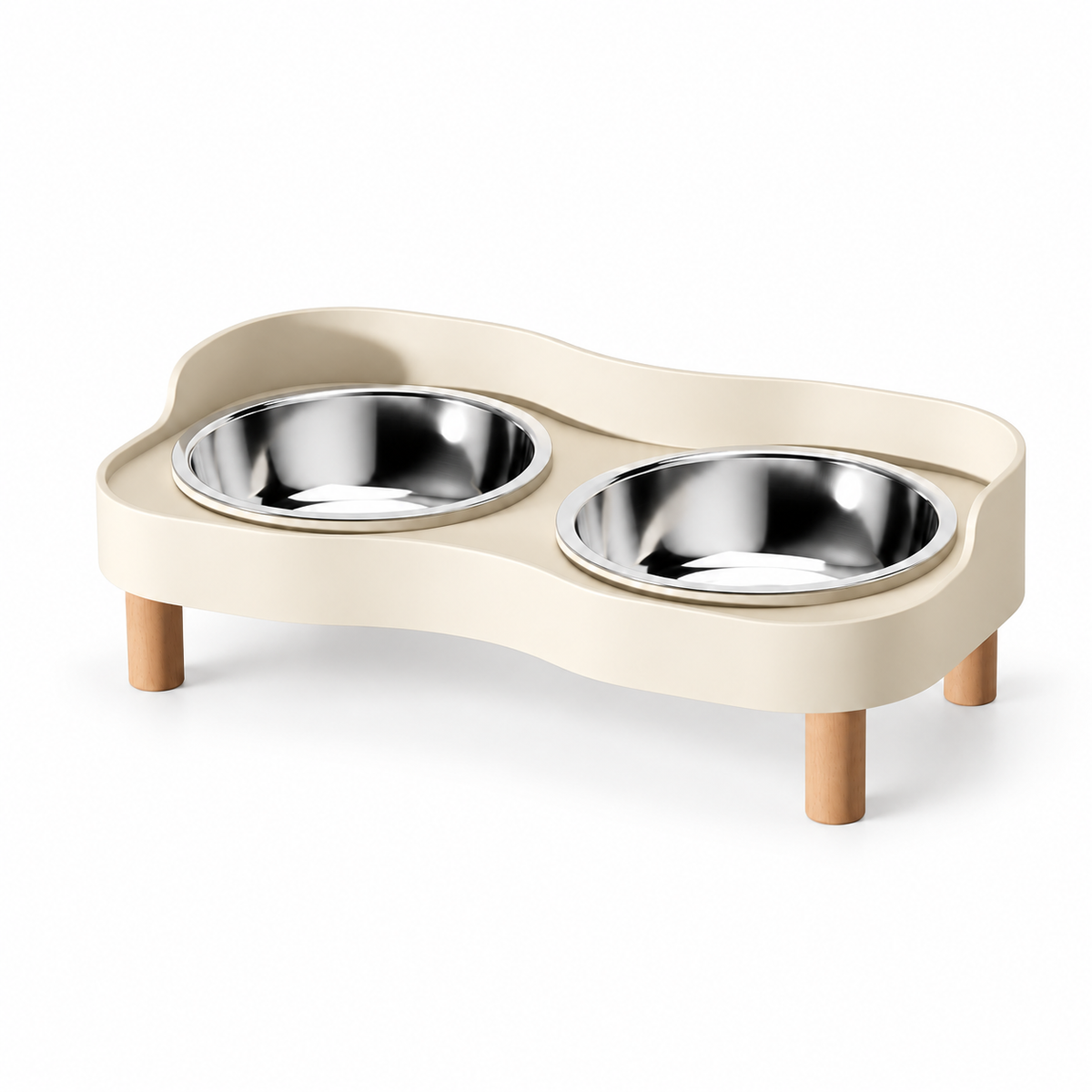 PETMANYA Elevated Stainless Steel Dog Bowl Stand