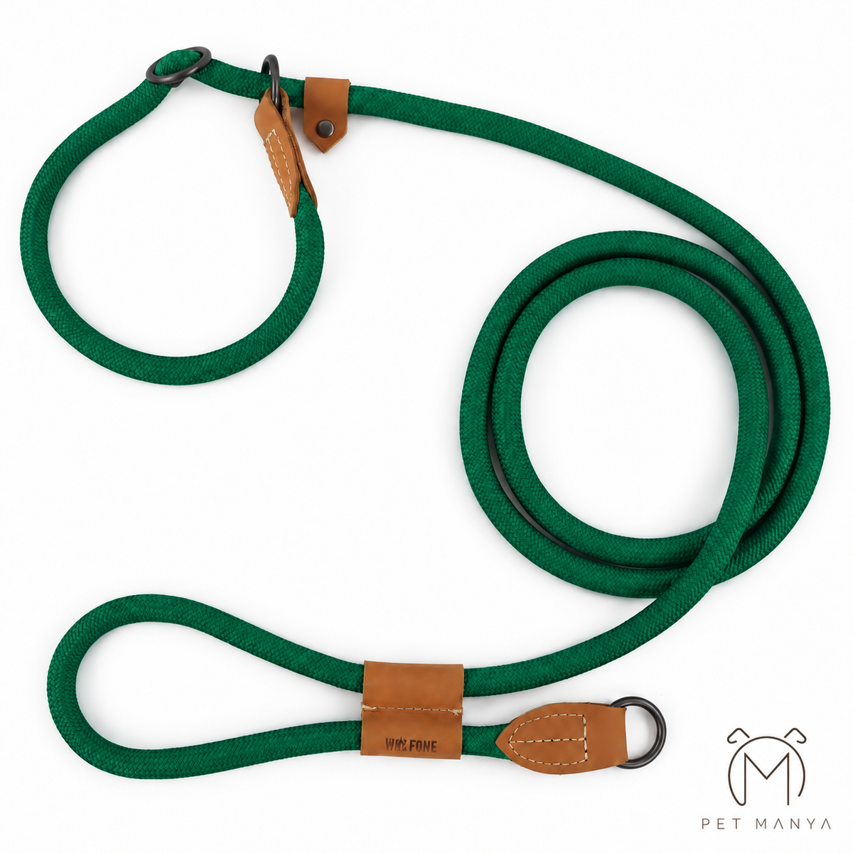 PETMANYA Adjustable Hands-Free Dog Leash - waist-belt leash detail view
