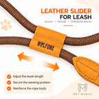 PETMANYA Adjustable Hands-Free Dog Leash - durable hardware detail