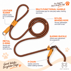 PETMANYA Adjustable Hands-Free Dog Leash - P-shape lead detail