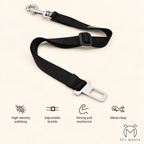 PETMANYA Adjustable Pet Car Safety Tether - adjustable length for car travel