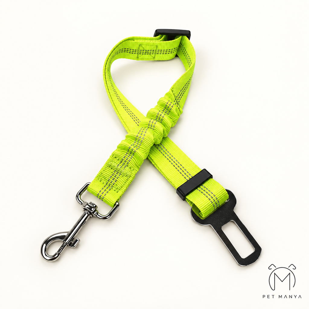 PETMANYA Adjustable Pet Car Safety Tether - harness attachment point