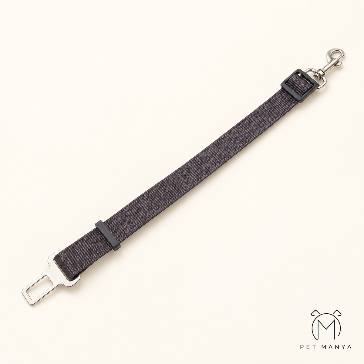 PETMANYA Adjustable Pet Car Safety Tether - harness clip detail