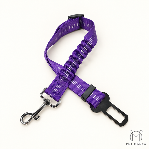 PETMANYA Adjustable Pet Car Safety Tether - seat-belt tether for dogs and cats