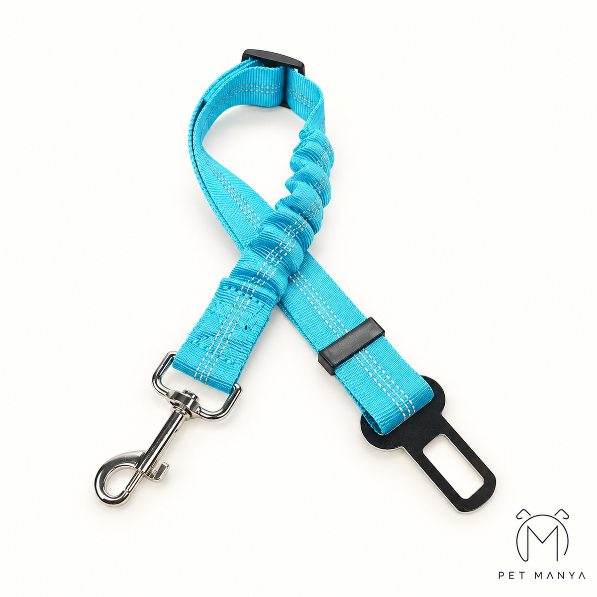 PETMANYA Adjustable Pet Car Safety Tether - car tether for dogs