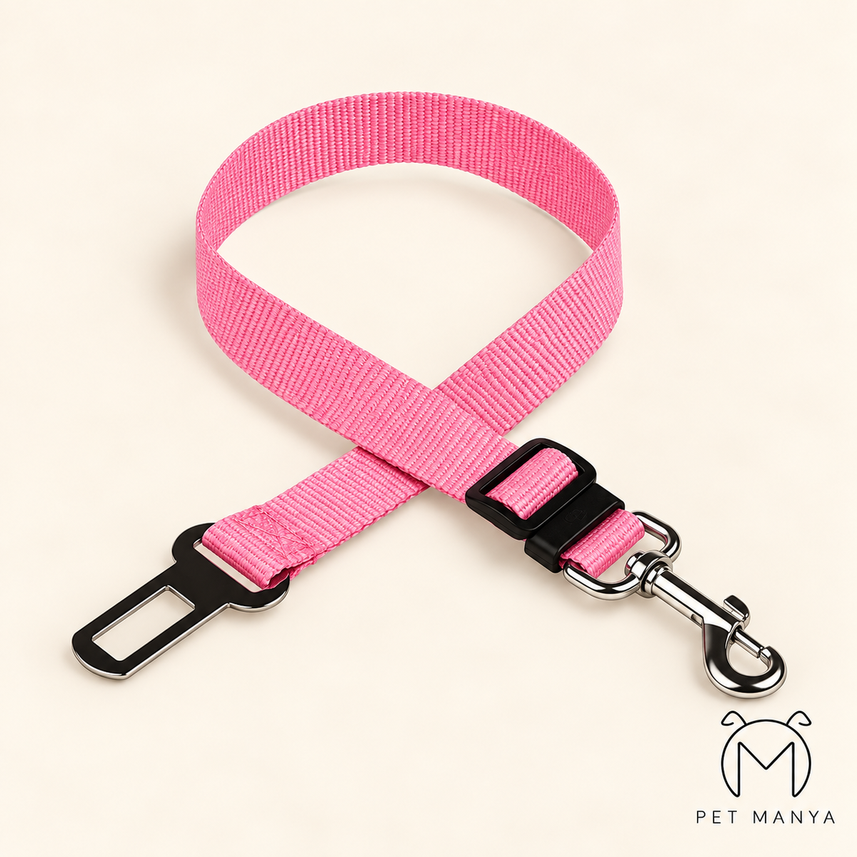 PETMANYA Adjustable Pet Car Safety Tether - practical restraint for pet car rides