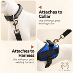 PETMANYA Adjustable Pet Car Safety Tether - secure connection point during travel