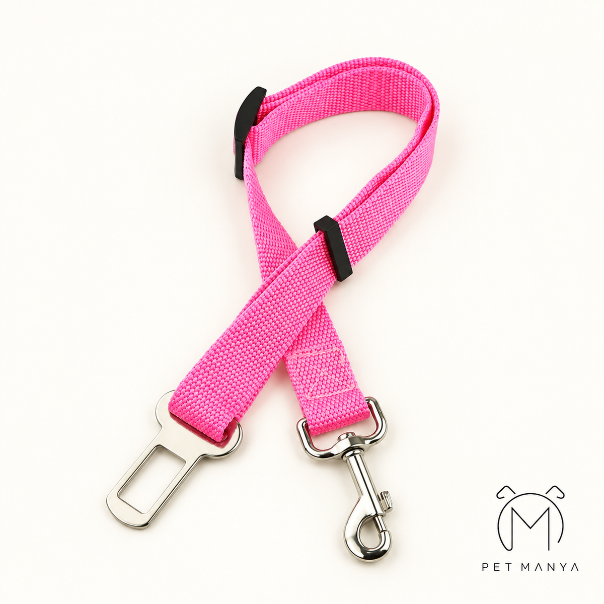 PETMANYA Adjustable Pet Car Safety Tether - adjustable strap length detail