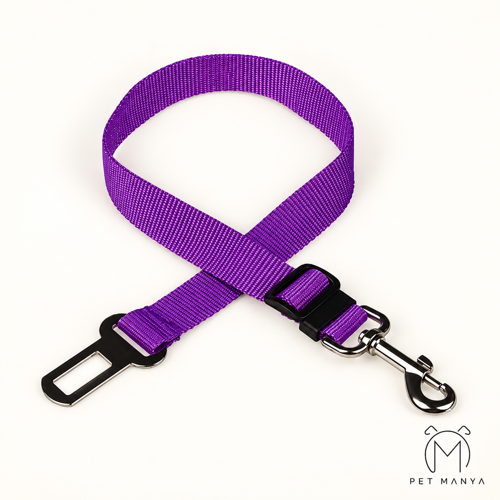 PETMANYA Adjustable Pet Car Safety Tether - pet travel safety accessory