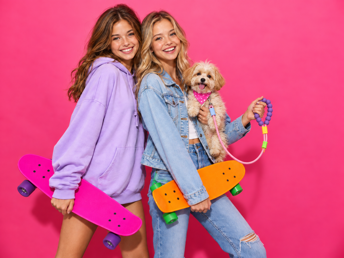 PETMANYA Color Pop Leash - soft foam-cotton handle detail