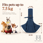 PETMANYA Crossbody Pet Sling Carrier - carry a small dog or cat close during walks