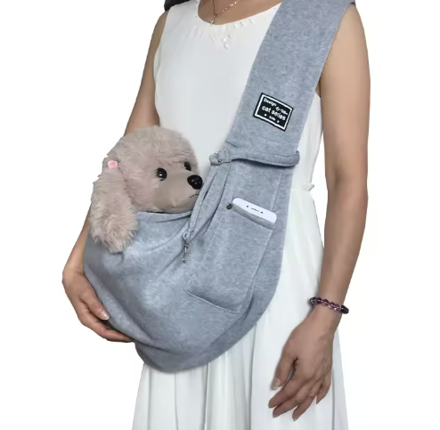 PETMANYA Crossbody Pet Sling Carrier - everyday travel carrier for small pets