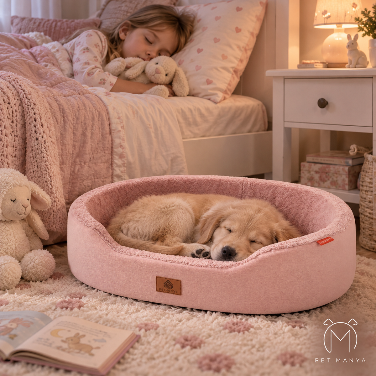 PETMANYA Detachable Boat-Shaped Dog Bed - detachable cushion for easy cleaning