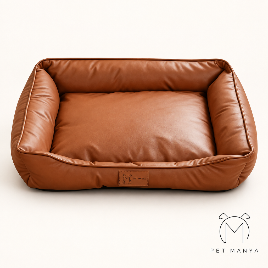 PETMANYA Easy-Clean Waterproof Pet Bed - water-resistant bed for cats and small dogs