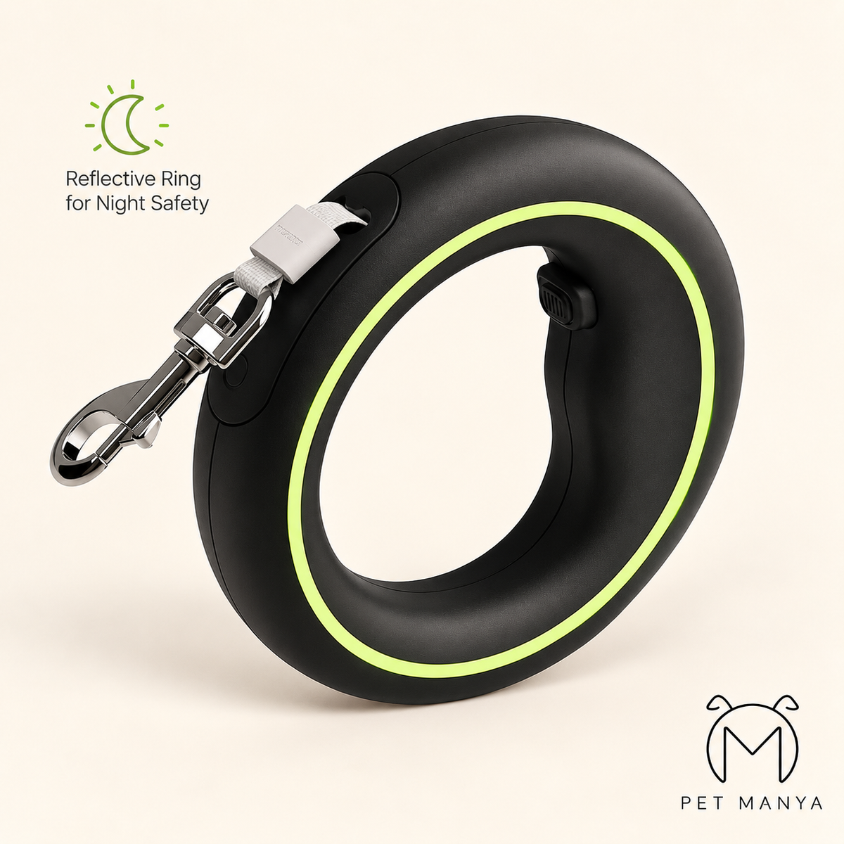 PETMANYA Freedom Luxury Retractable Leash with 3-meter extension