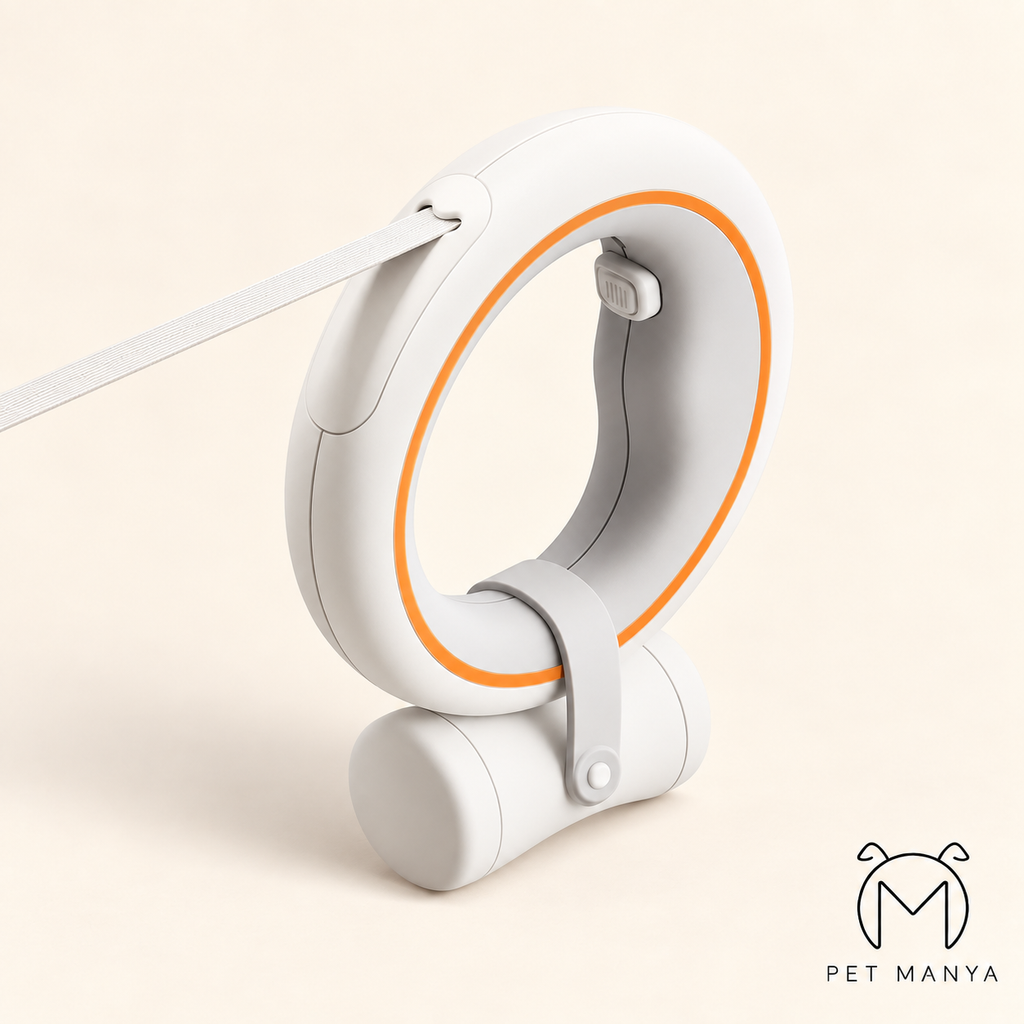 PETMANYA Freedom Luxury Retractable Leash detail view