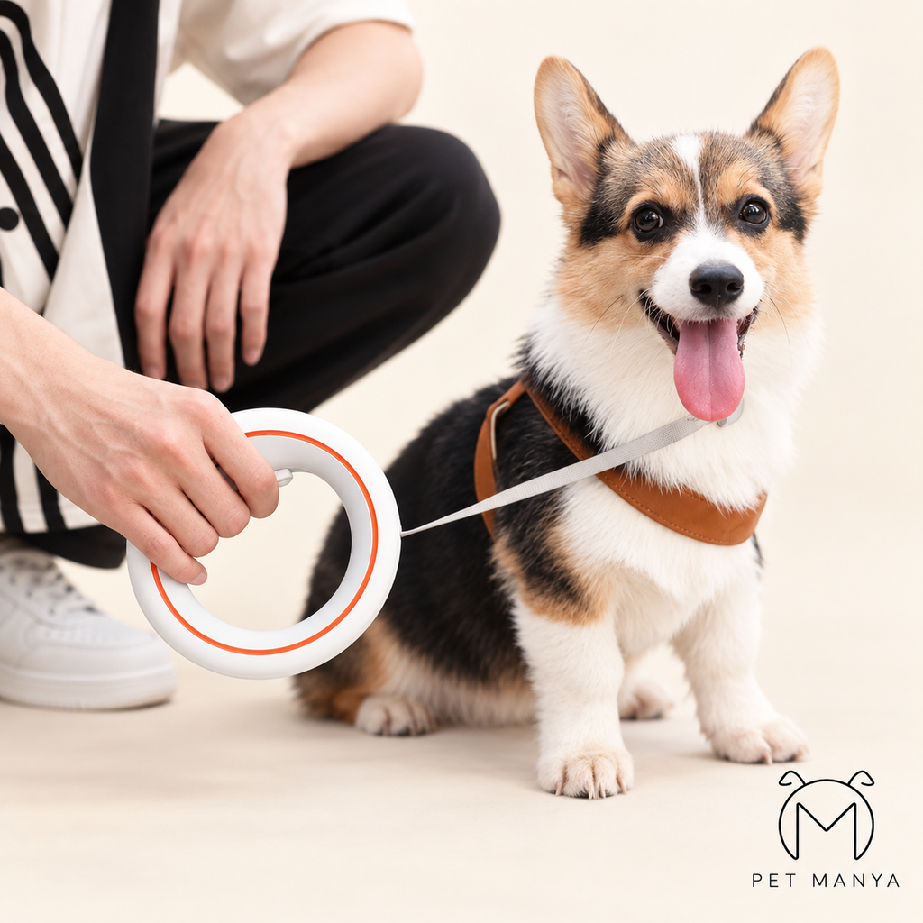 PETMANYA Freedom Luxury Retractable Leash lightweight build