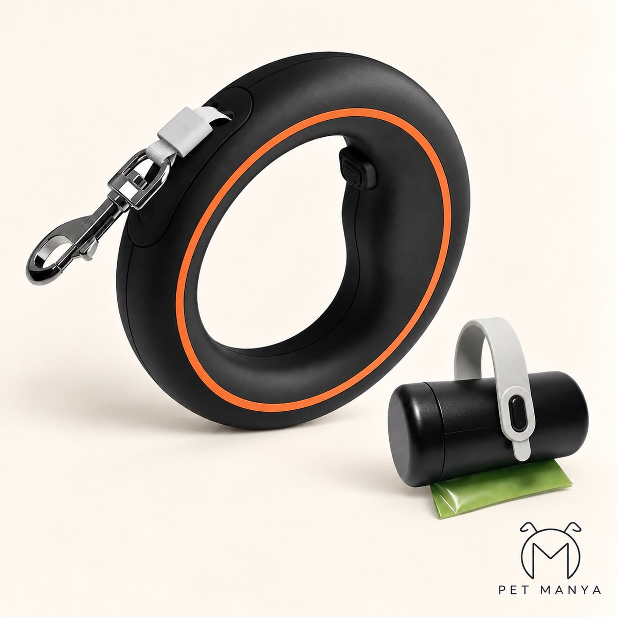 PETMANYA Freedom Luxury Retractable Leash at the park