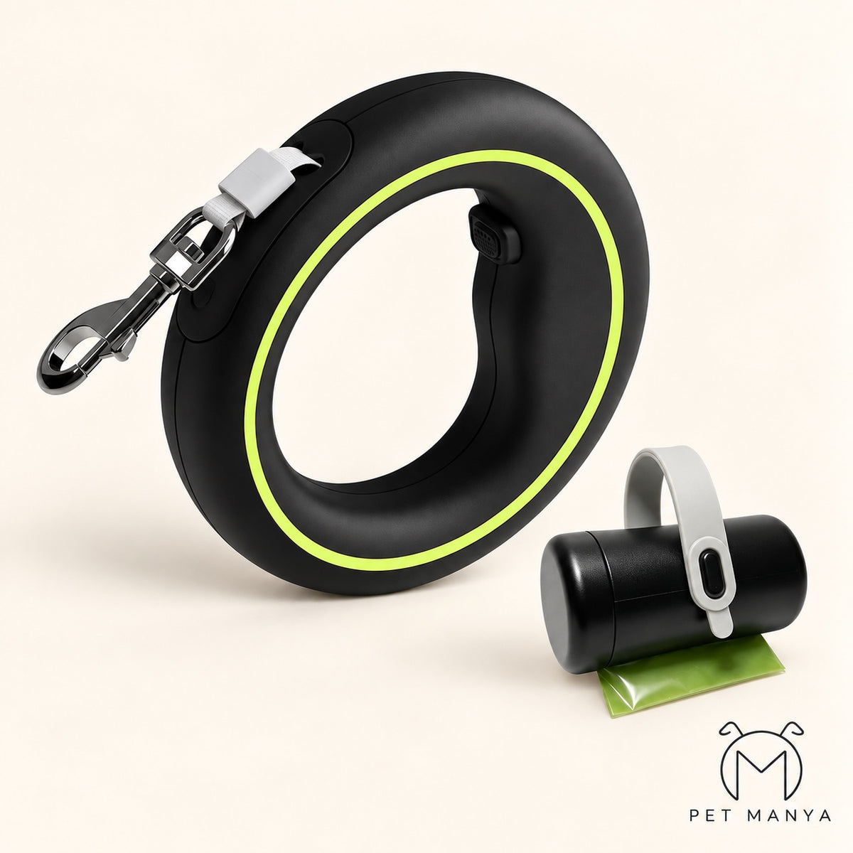 PETMANYA Freedom Luxury Retractable Leash while walking a dog