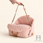 PETMANYA Luxury Pet Tote & Car Booster - travel tote for small dogs and cats