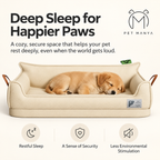 PETMANYA Orthopedic Easy-Care Dog Sofa Bed - easy-care pet bed for daily use