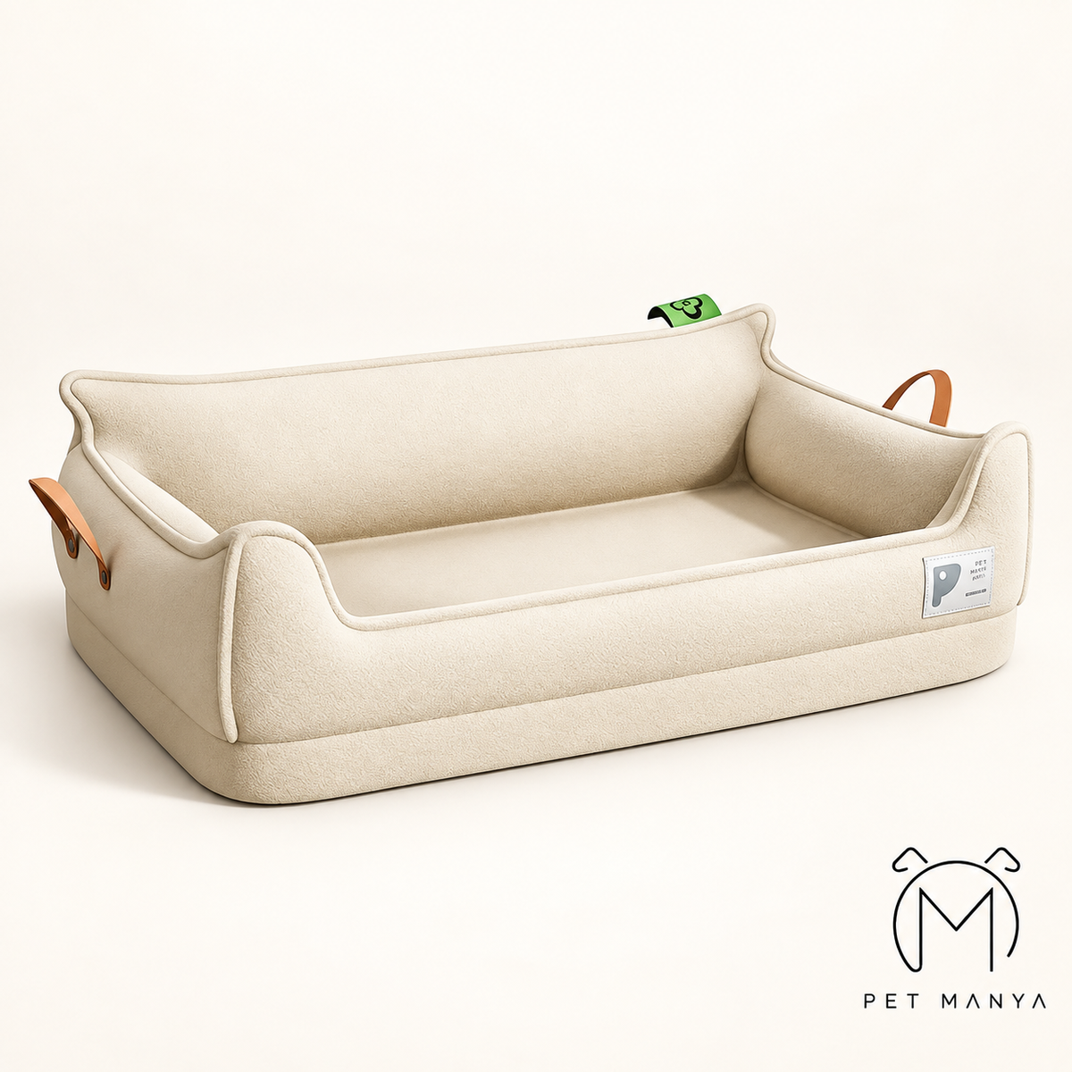 PETMANYA Orthopedic Easy-Care Dog Sofa Bed - dog bed size and fit reference