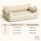 PETMANYA Orthopedic Easy-Care Dog Sofa Bed - orthopedic support cushion detail