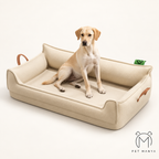 PETMANYA Orthopedic Easy-Care Dog Sofa Bed - supportive sofa bed with washable cover