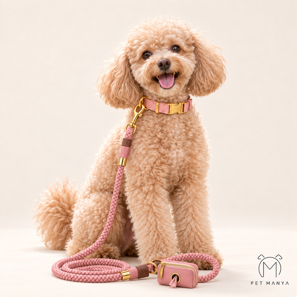 PETMANYA Personalized Collar & Leash Set - durable everyday construction