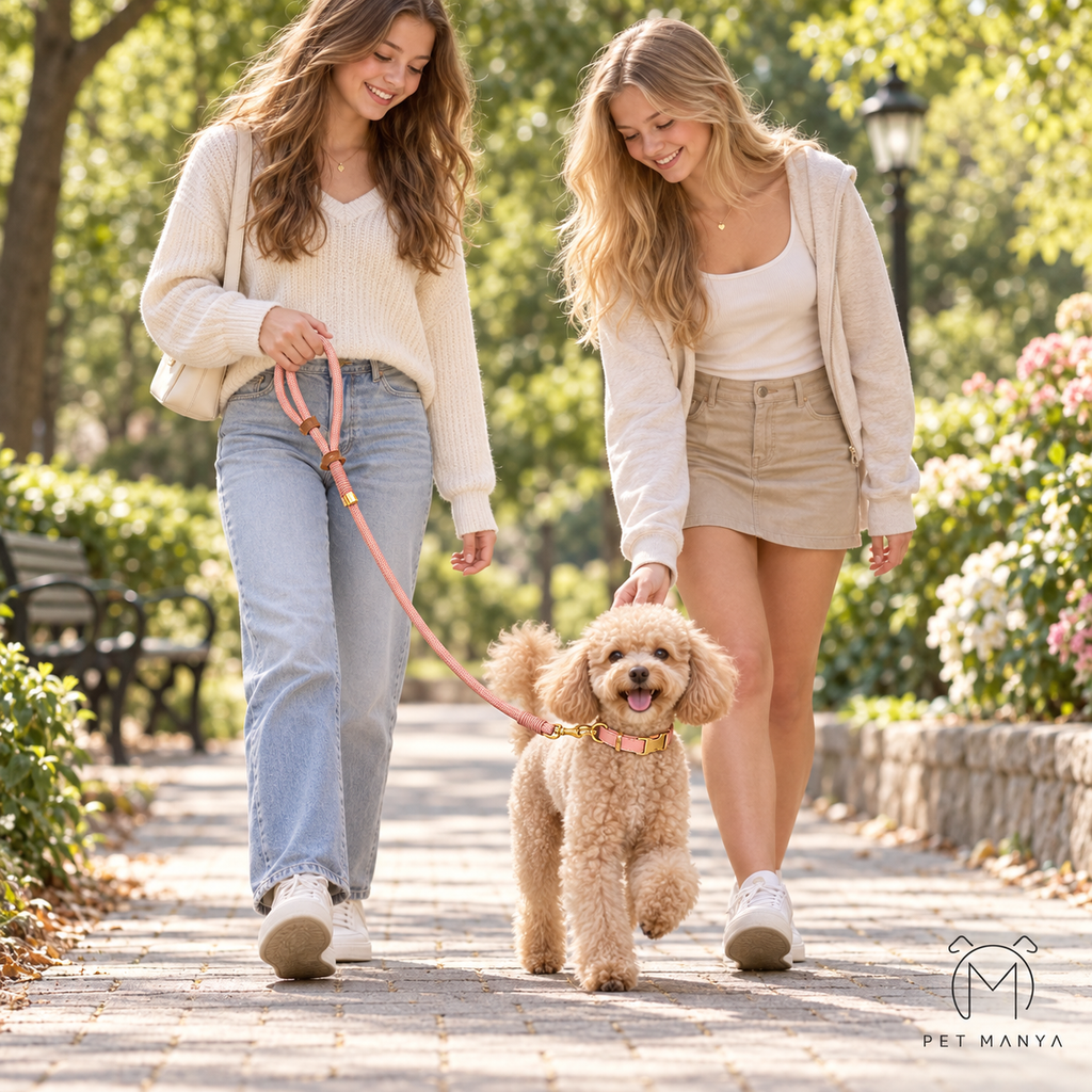 PETMANYA Personalized Collar & Leash Set - matching collar and leash for daily walks