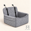 PETMANYA Portable Dog Car Seat - comfortable travel space for small and medium dogs
