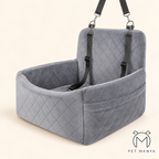 PETMANYA Portable Dog Car Seat - travel car seat with washable cushion