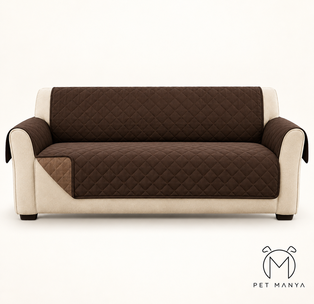 PETMANYA Quilted Pet-Friendly Sofa Protector - everyday furniture protection for families