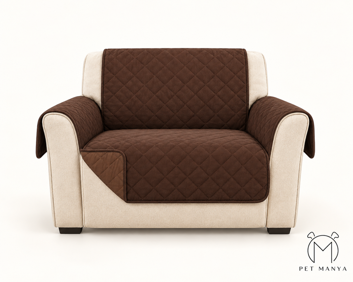 PETMANYA Quilted Pet-Friendly Sofa Protector - available in multiple seating sizes