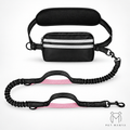 PETMANYA Reflective Hands-Free Running Leash - hands-free waist design for active walks