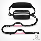 PETMANYA Reflective Hands-Free Running Leash - hands-free waist design for active walks