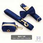 PETMANYA Royal Velvet Harness Set - velvet walking set additional view