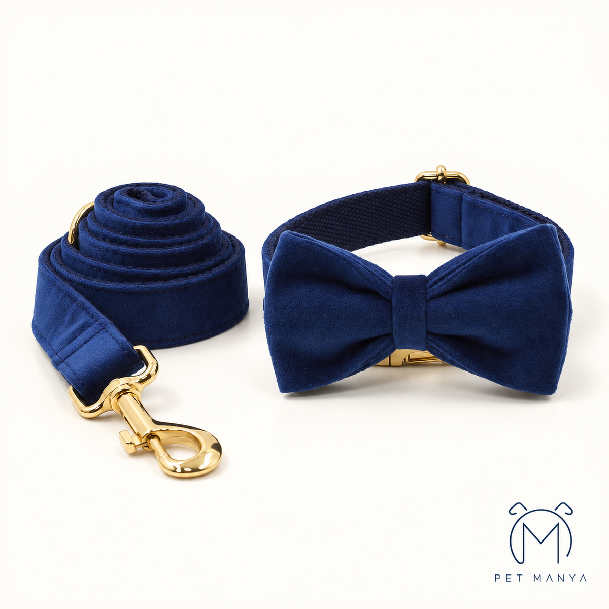 PETMANYA Royal Velvet Harness Set - matching leash included with the walking set