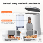 PETMANYA SpillGuard anti-spill dog bowl stand - food and water access in one unit