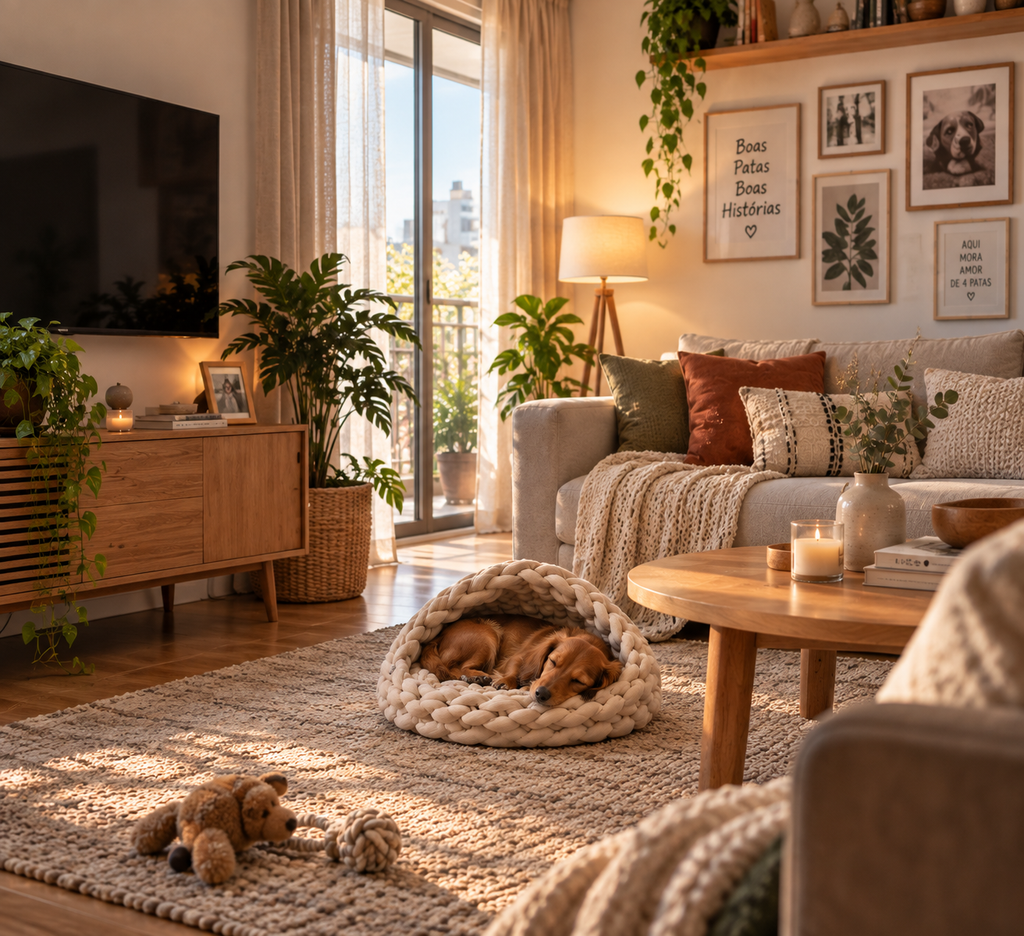 PETMANYA Super-Soft Woven Winter Pet Nest - cozy retreat for cats and puppies