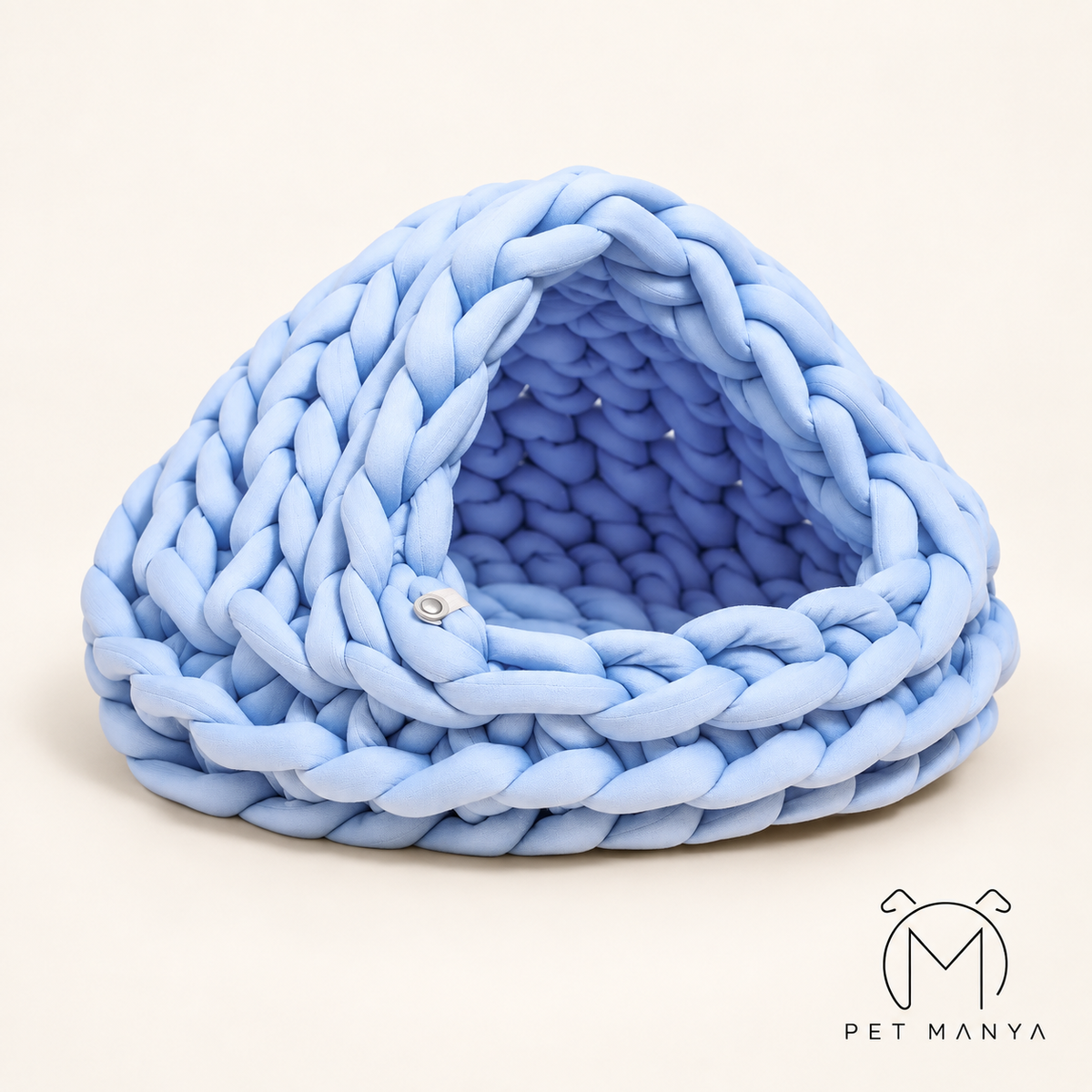PETMANYA Super-Soft Woven Winter Pet Nest - comfortable everyday cat bed