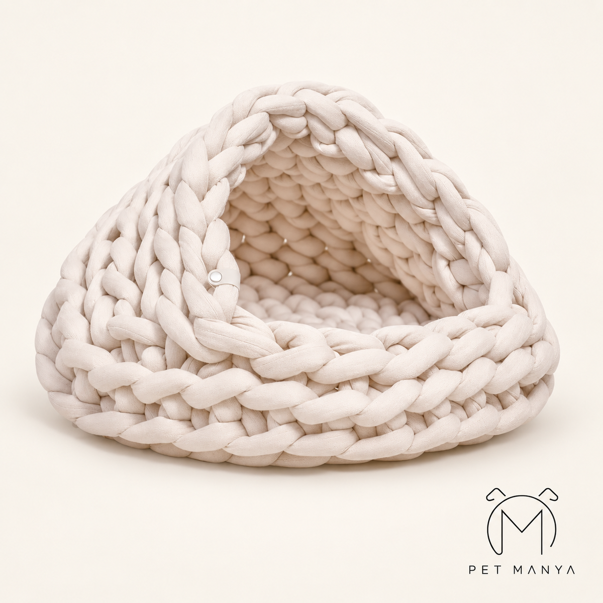 PETMANYA Super-Soft Woven Winter Pet Nest - winter nest for indoor pets