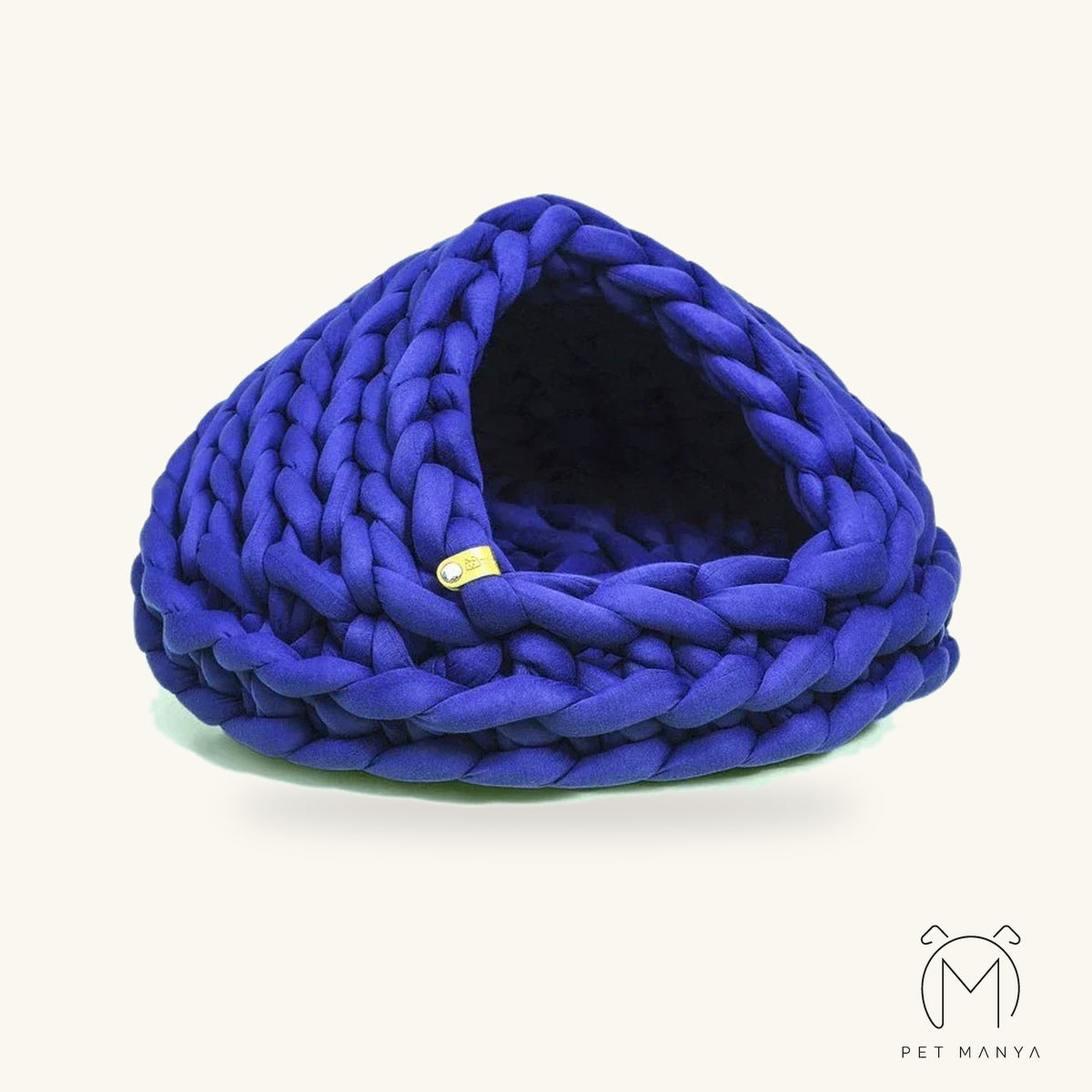 PETMANYA Super-Soft Woven Winter Pet Nest - nest bed for kittens and small dogs