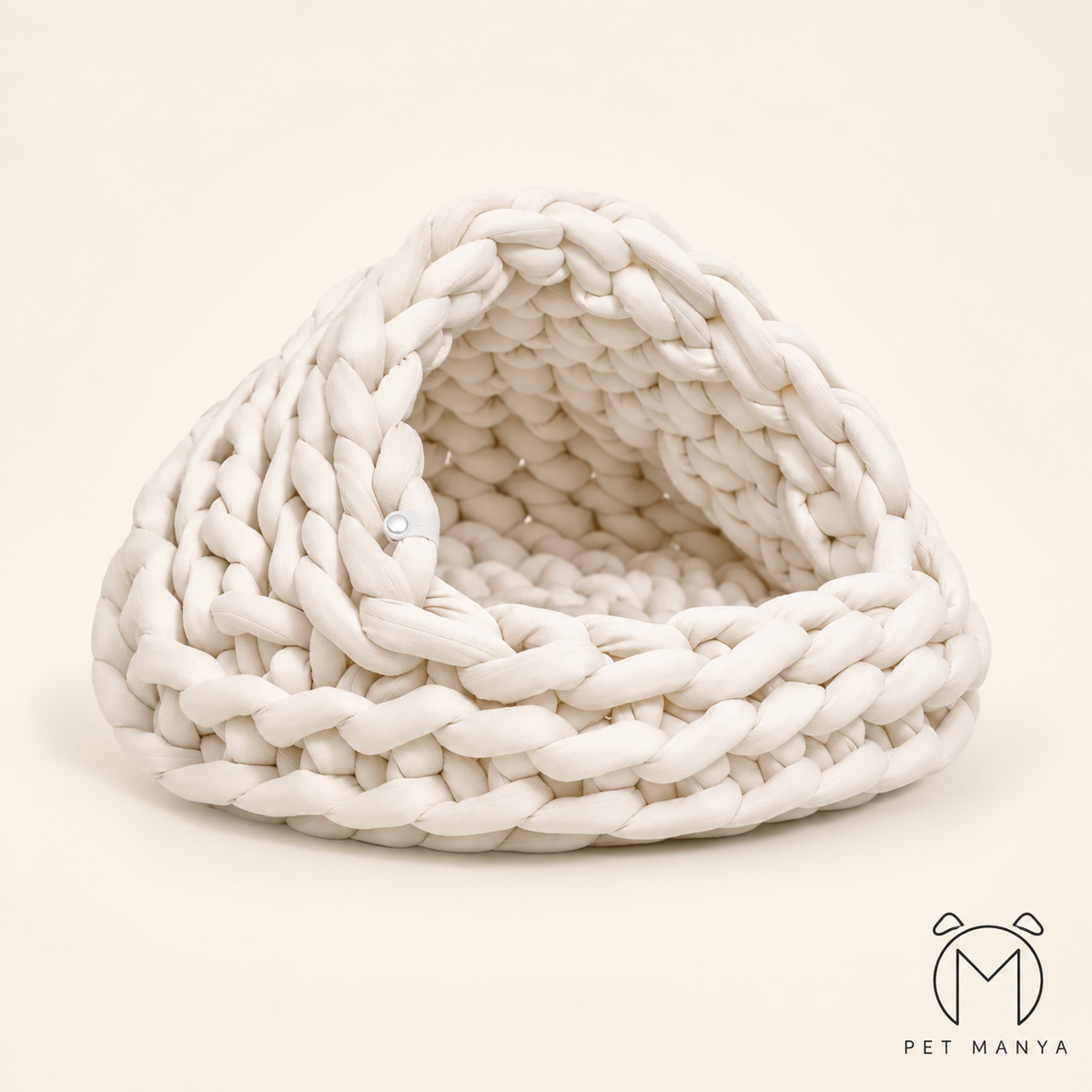 PETMANYA Super-Soft Woven Winter Pet Nest - bed size and fit reference