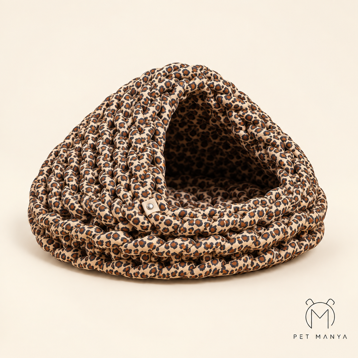 PETMANYA Super-Soft Woven Winter Pet Nest - cat and puppy sleeping nest