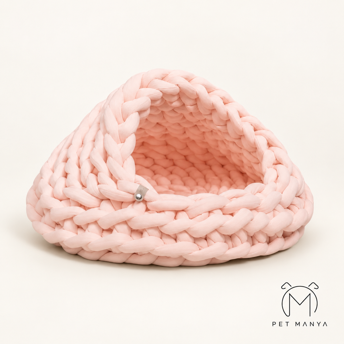 PETMANYA Super-Soft Woven Winter Pet Nest - warm bed for small dogs